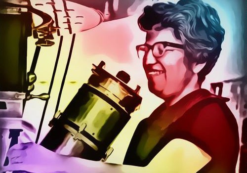 Vera Rubin cartoon icon